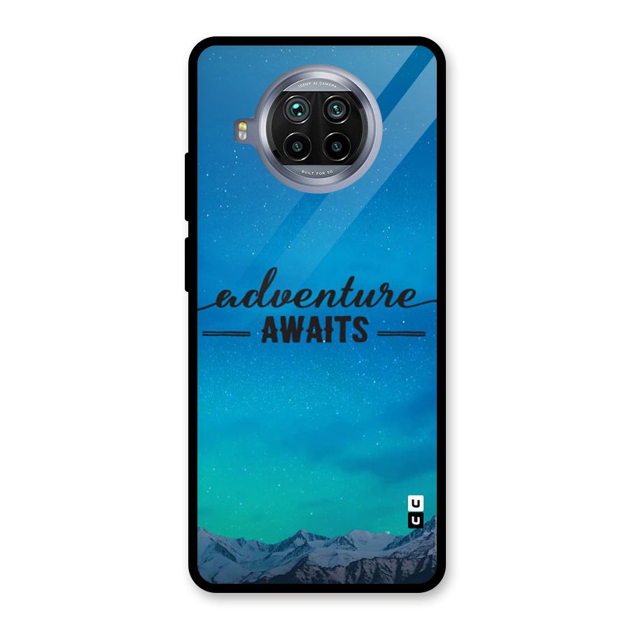 Adventure Awaits Glass Back Case for Mi 10i