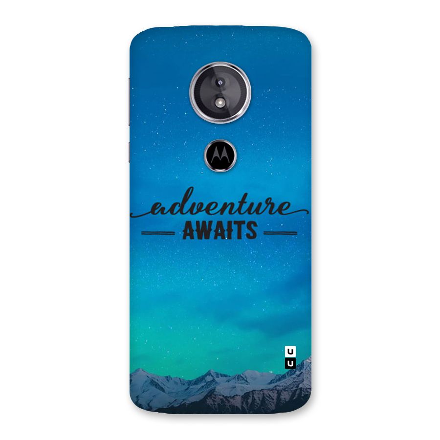 Adventure Awaits Back Case for Moto E5