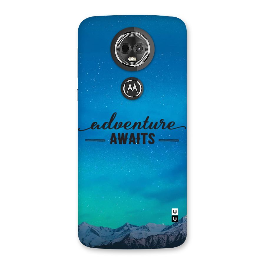 Adventure Awaits Back Case for Moto E5 Plus