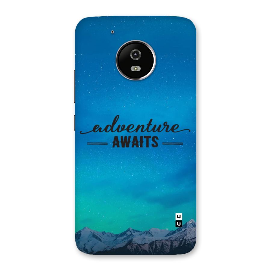 Adventure Awaits Back Case for Moto G5