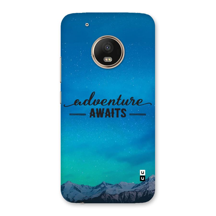 Adventure Awaits Back Case for Moto G5 Plus