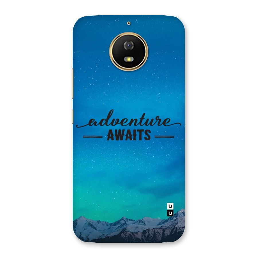Adventure Awaits Back Case for Moto G5s
