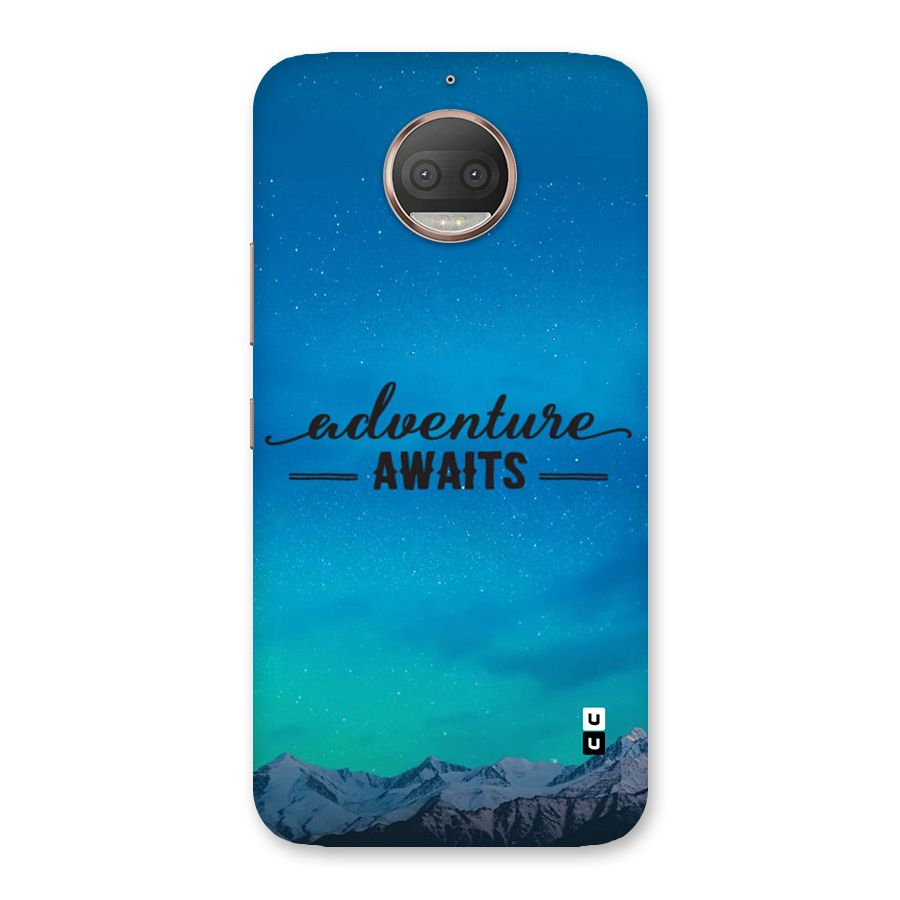 Adventure Awaits Back Case for Moto G5s Plus