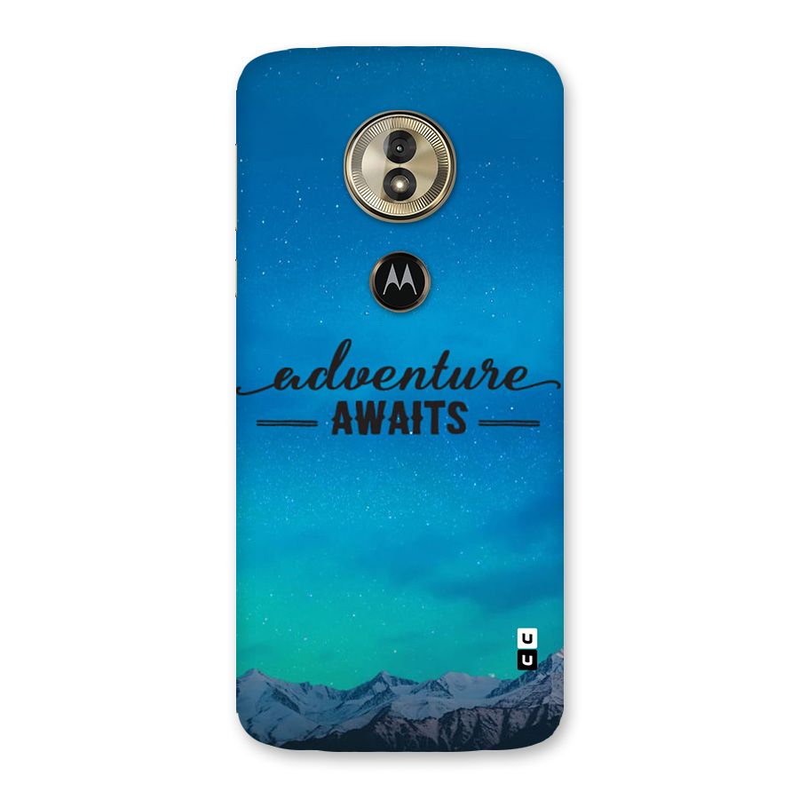 Adventure Awaits Back Case for Moto G6 Play