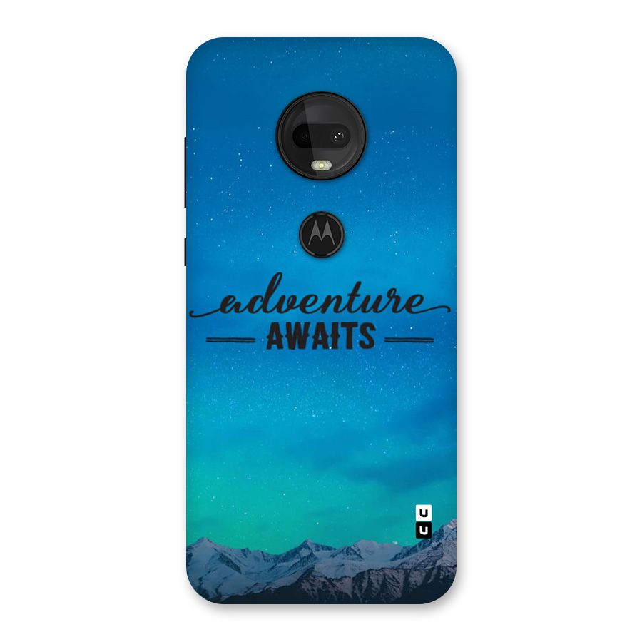 Adventure Awaits Back Case for Moto G7