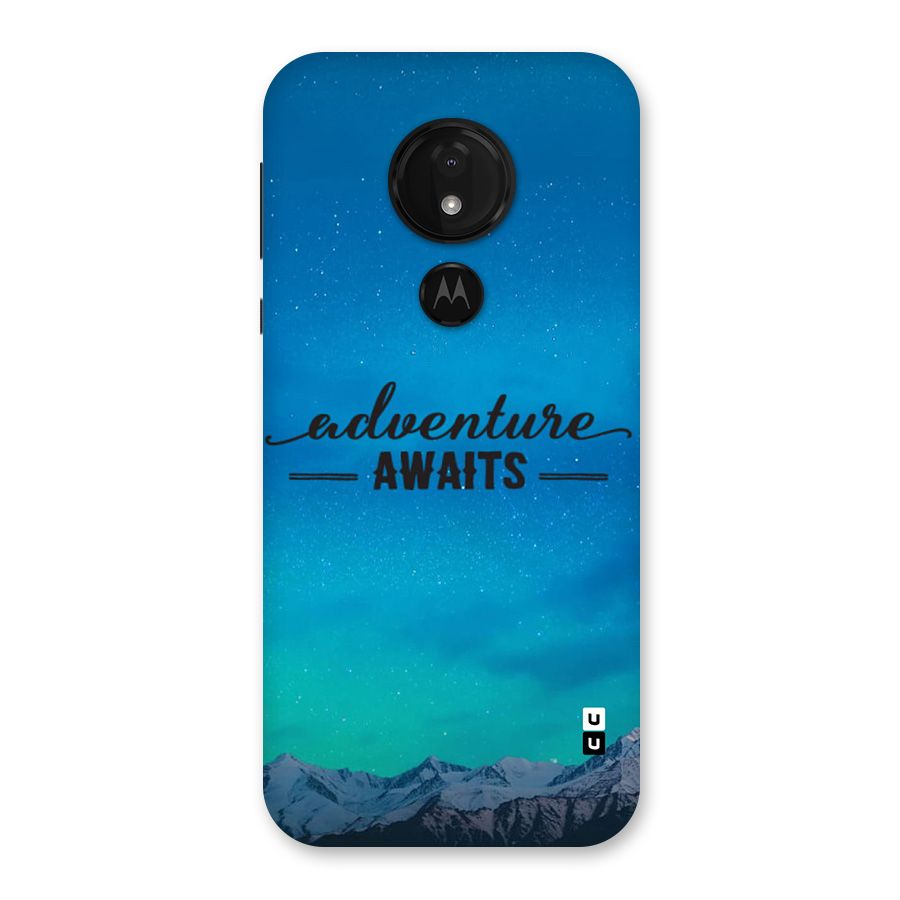Adventure Awaits Back Case for Moto G7 Power