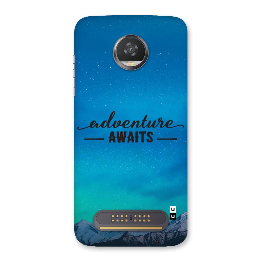 Adventure Awaits Back Case for Moto Z2 Play