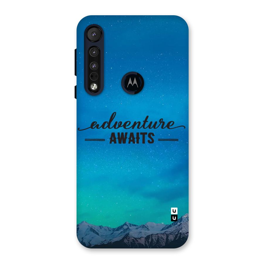 Adventure Awaits Back Case for Motorola One Macro