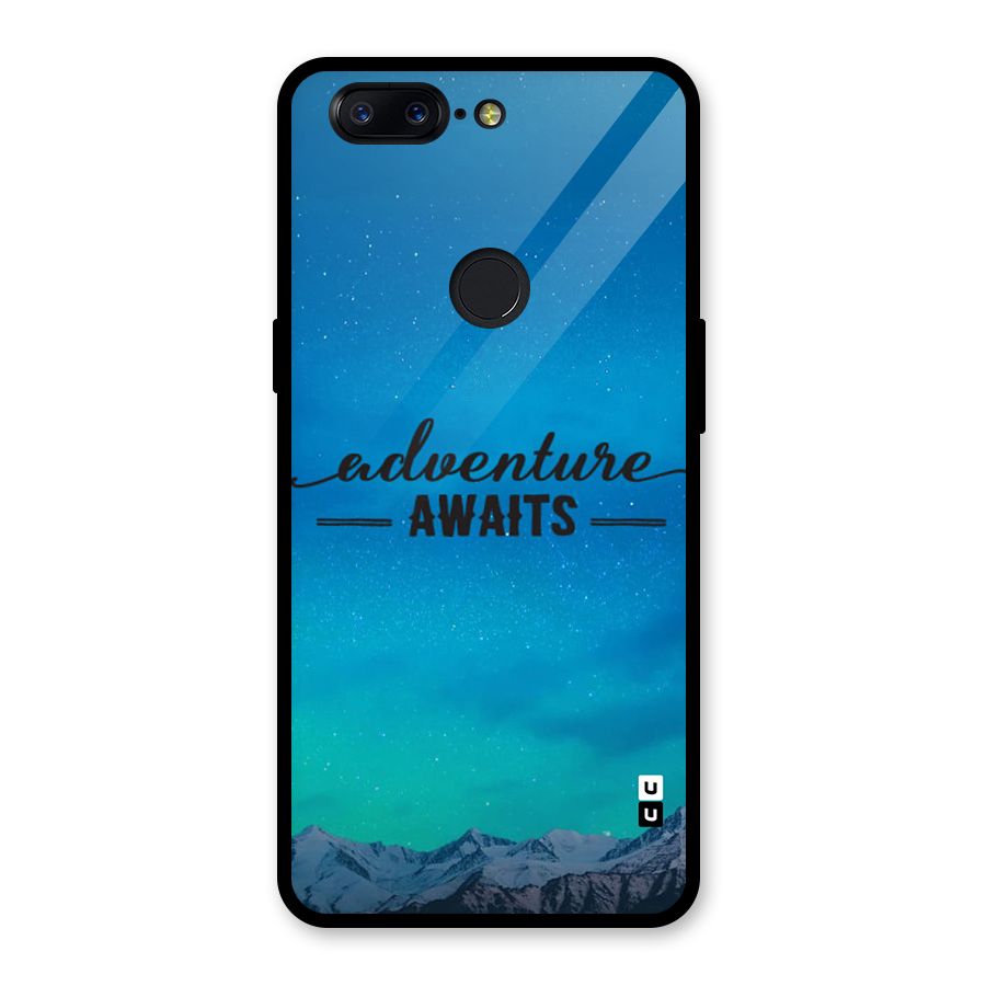 Adventure Awaits Glass Back Case for OnePlus 5T