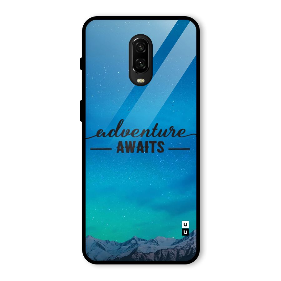 Adventure Awaits Glass Back Case for OnePlus 6T