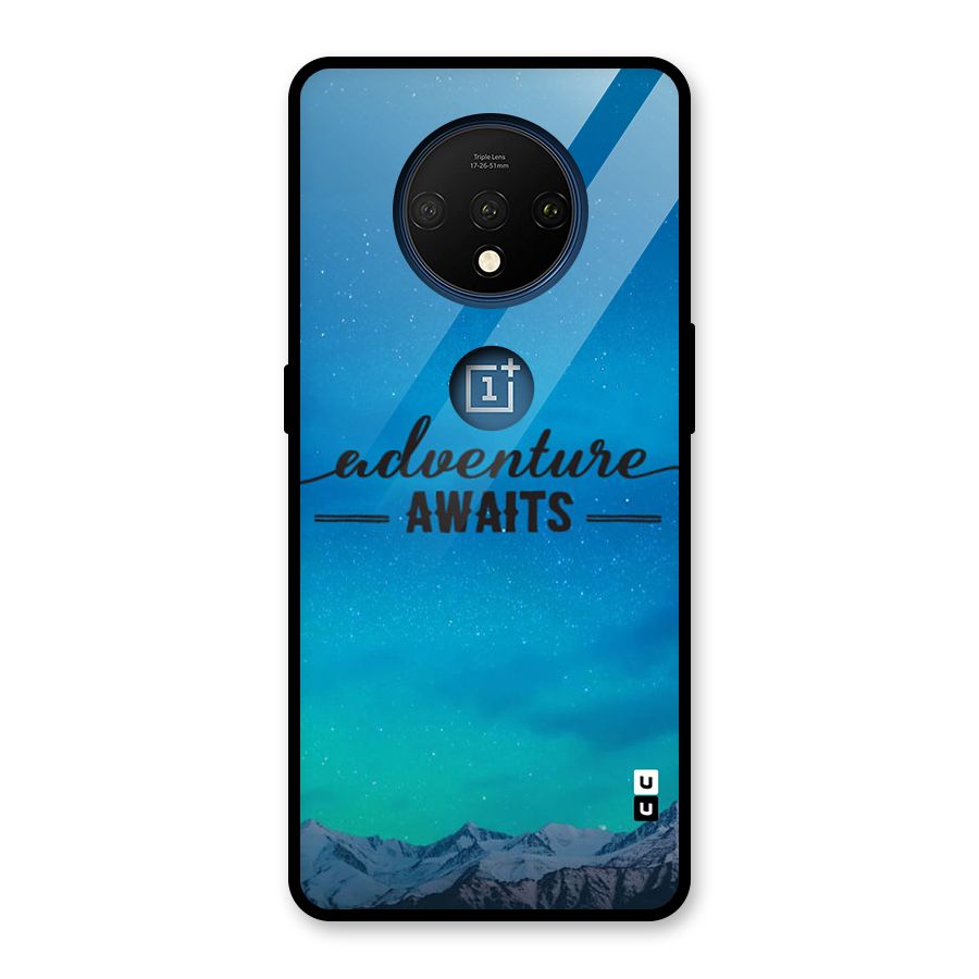 Adventure Awaits Glass Back Case for OnePlus 7T