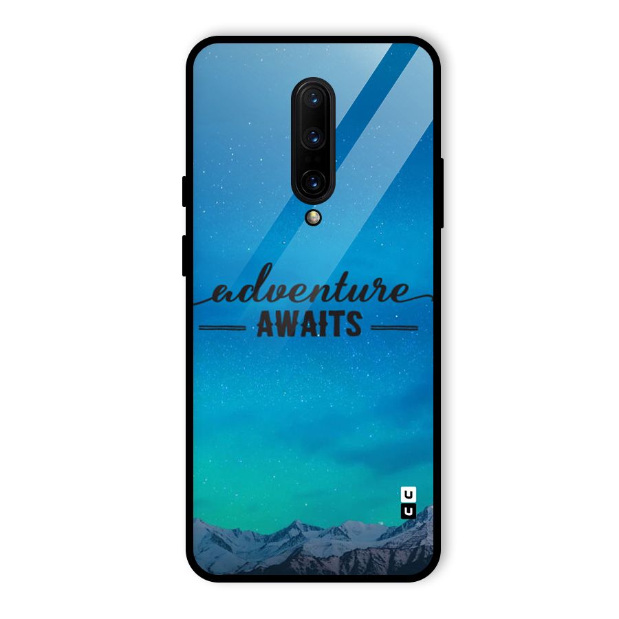 Adventure Awaits Glass Back Case for OnePlus 7 Pro