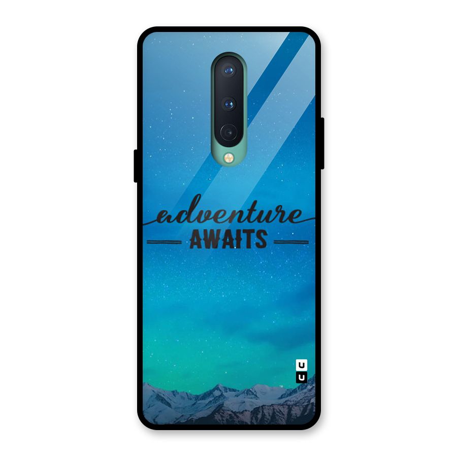 Adventure Awaits Glass Back Case for OnePlus 8