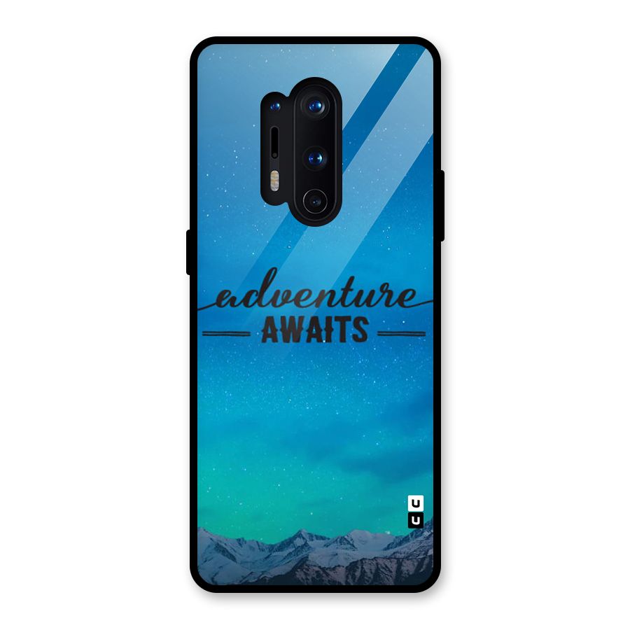 Adventure Awaits Glass Back Case for OnePlus 8 Pro