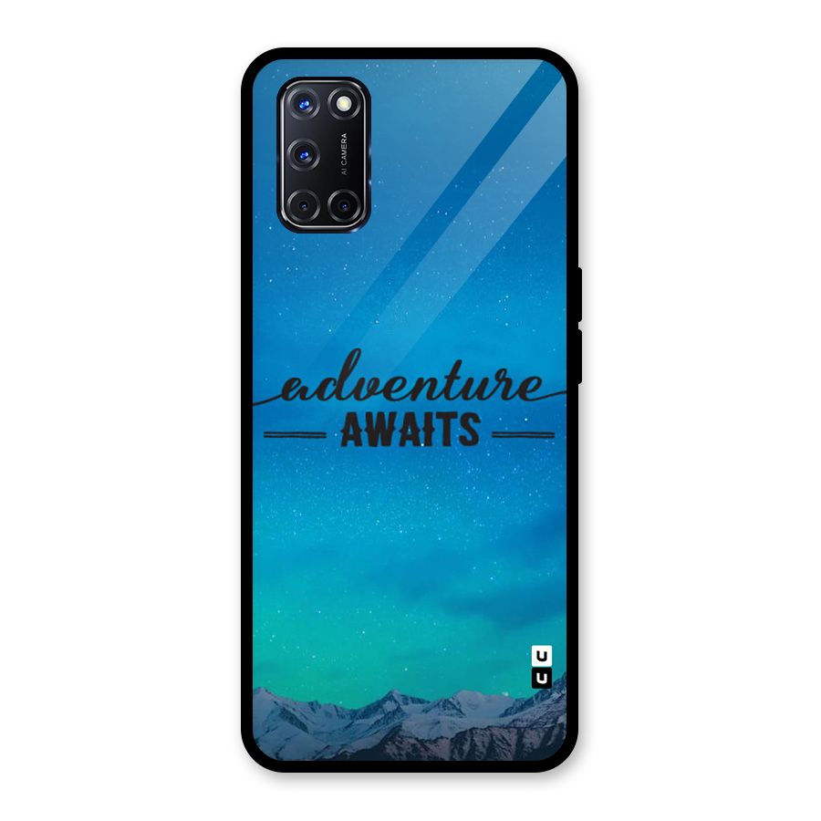 Adventure Awaits Glass Back Case for Oppo A52