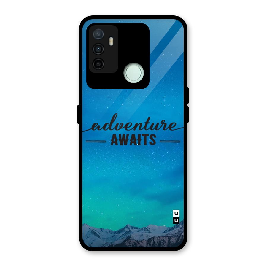 Adventure Awaits Glass Back Case for Oppo A53