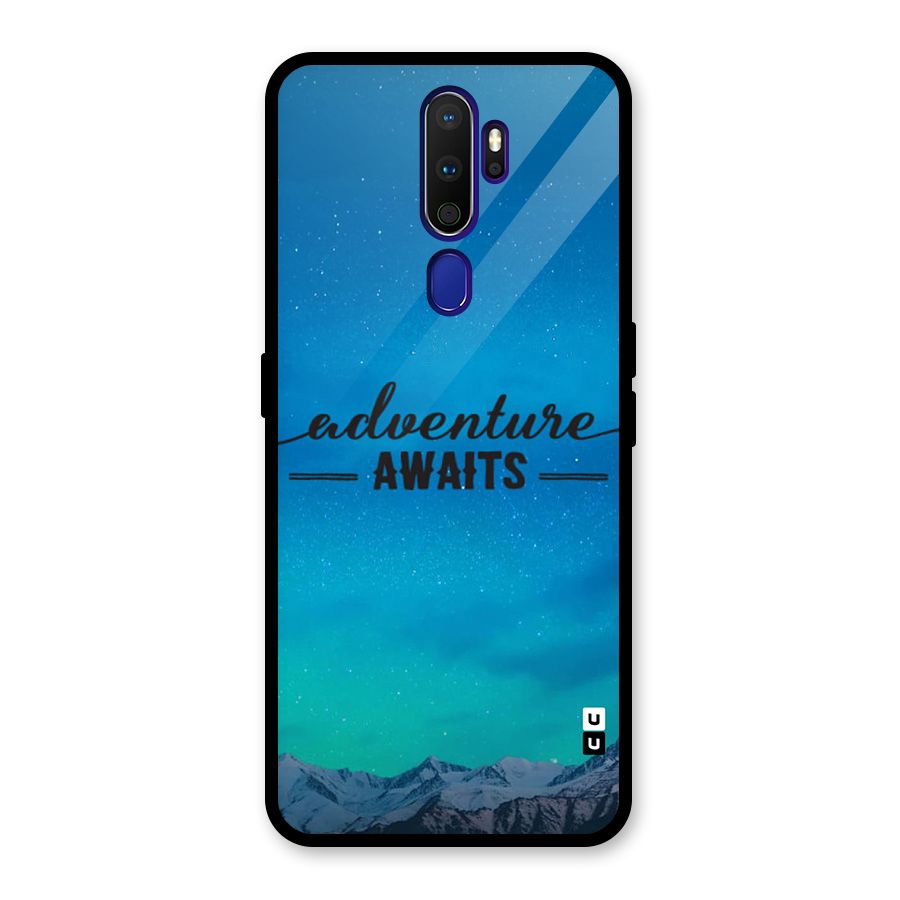 Adventure Awaits Glass Back Case for Oppo A9 (2020)