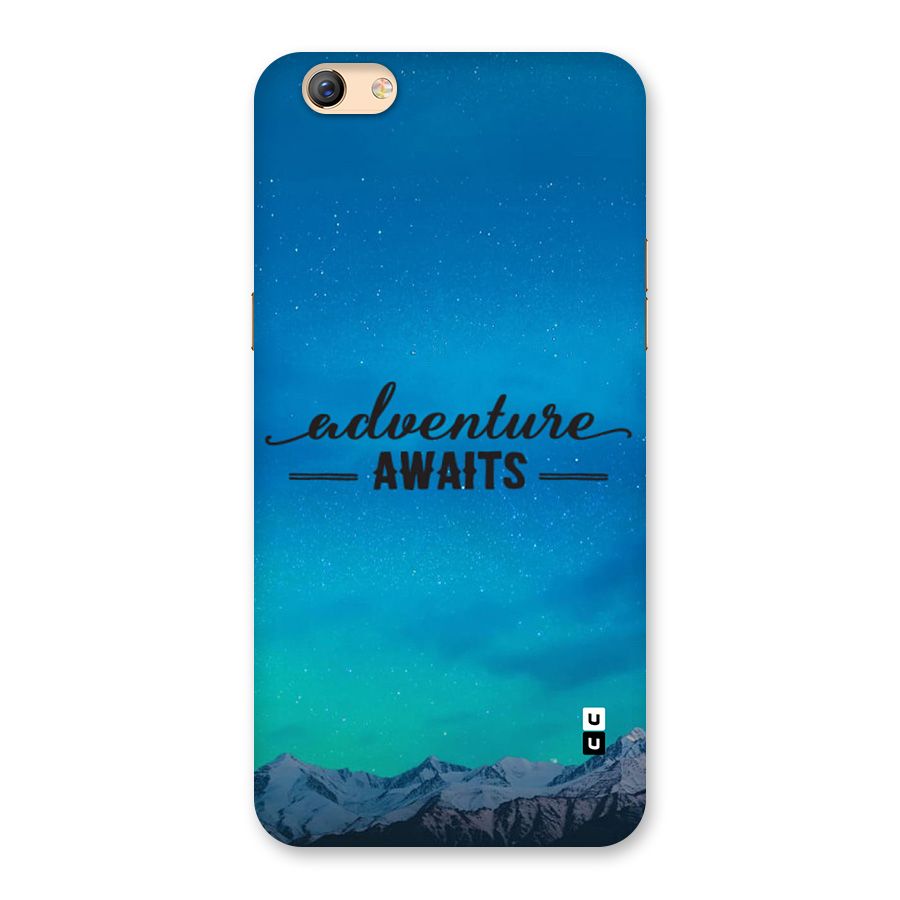 Adventure Awaits Back Case for Oppo F3 Plus