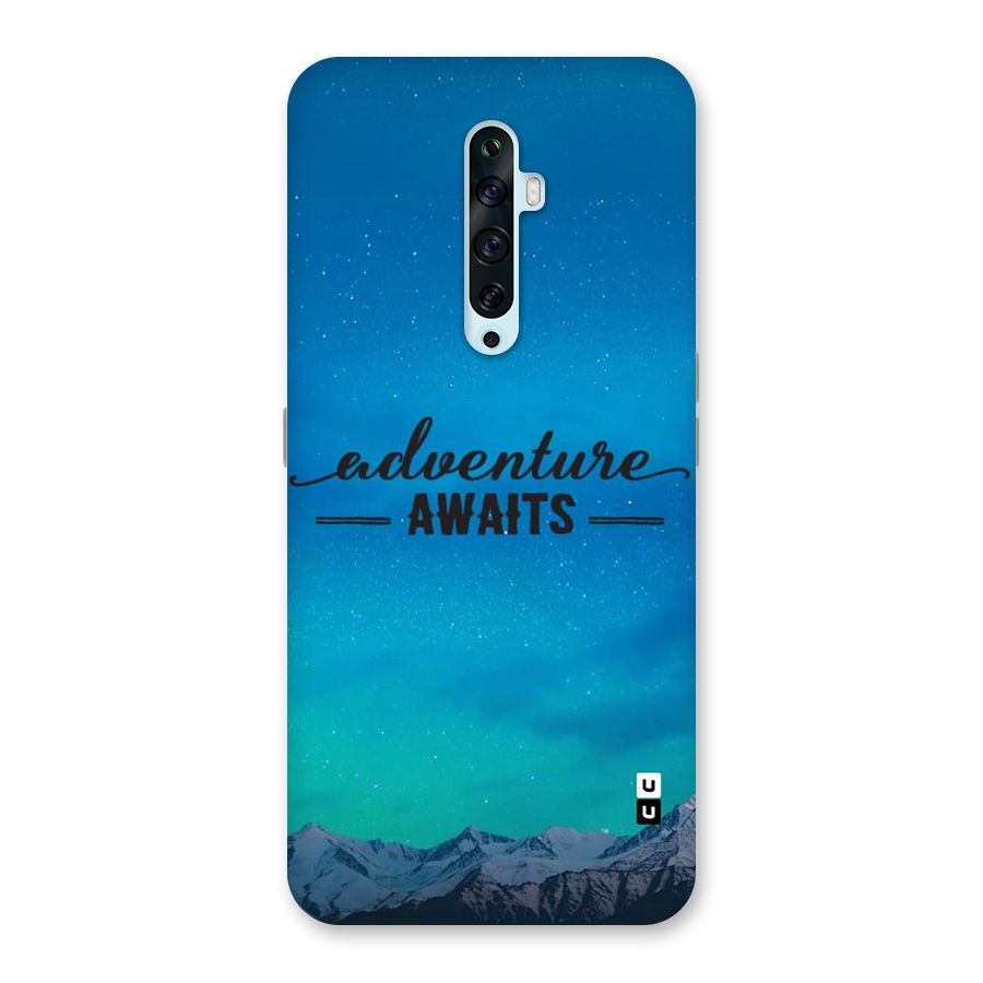 Adventure Awaits Glass Back Case for Oppo Reno2 F