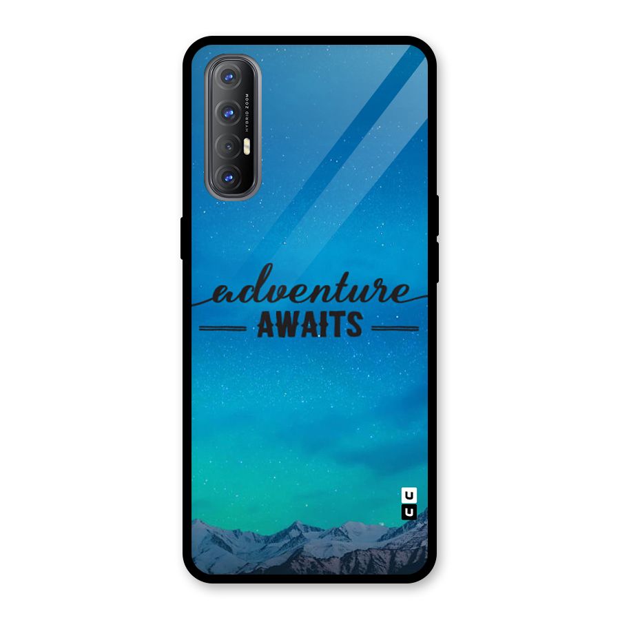 Adventure Awaits Glass Back Case for Oppo Reno3 Pro