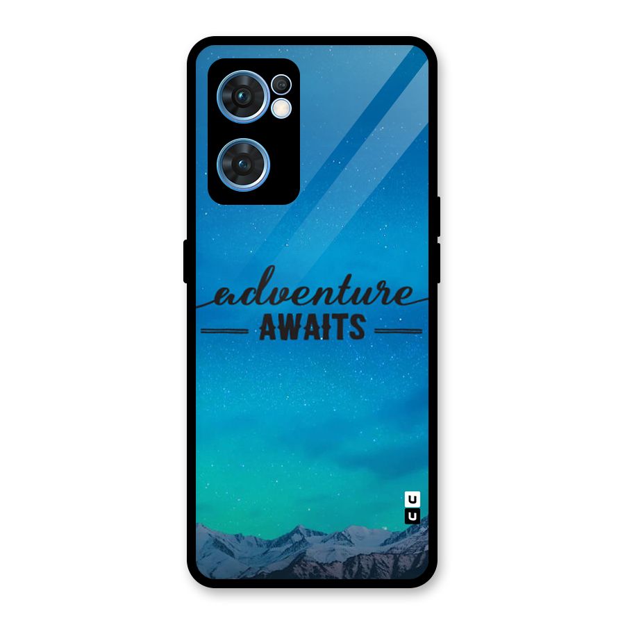 Adventure Awaits Glass Back Case for Oppo Reno7 5G