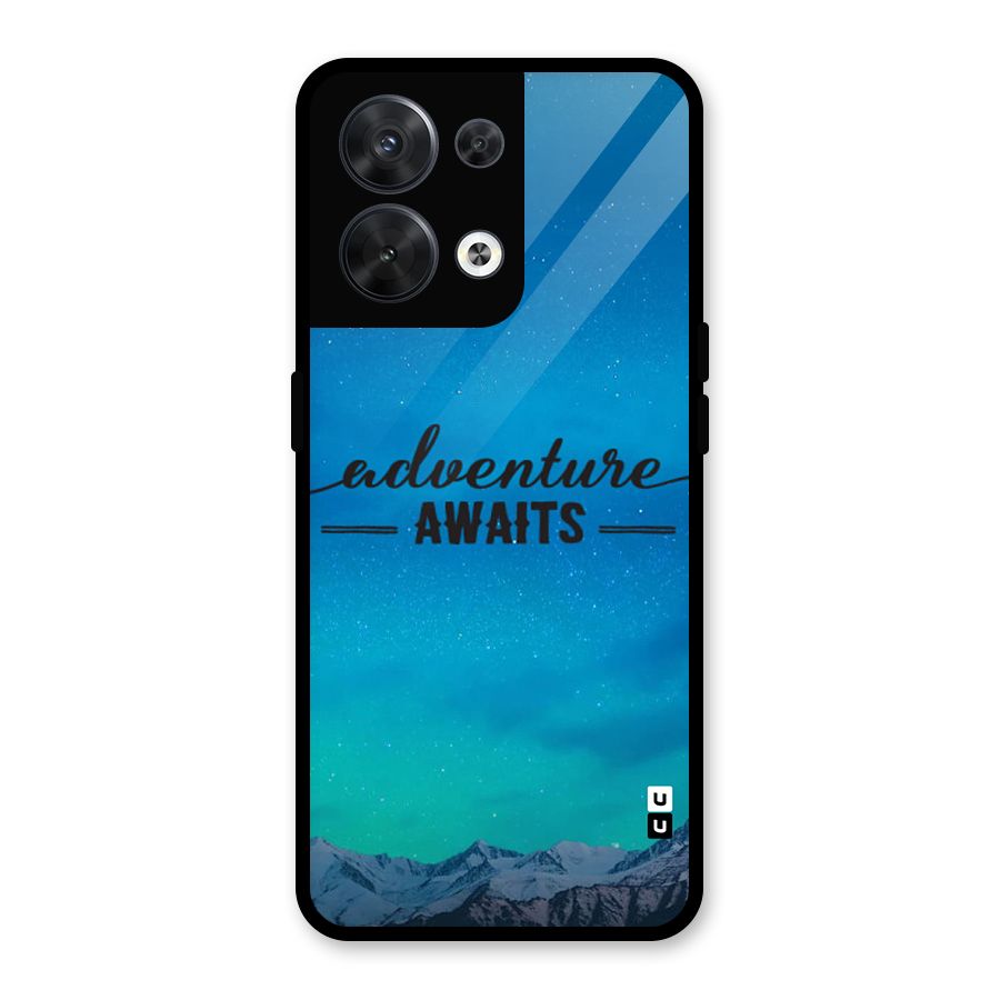 Adventure Awaits Glass Back Case for Oppo Reno8 5G