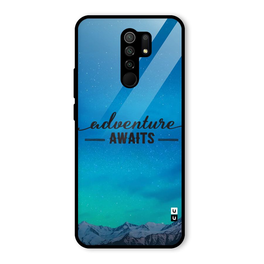 Adventure Awaits Glass Back Case for Poco M2