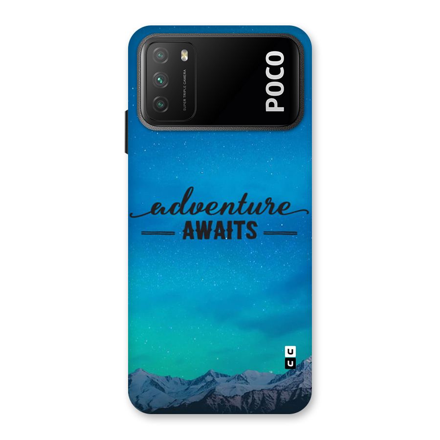 Adventure Awaits Back Case for Poco M3