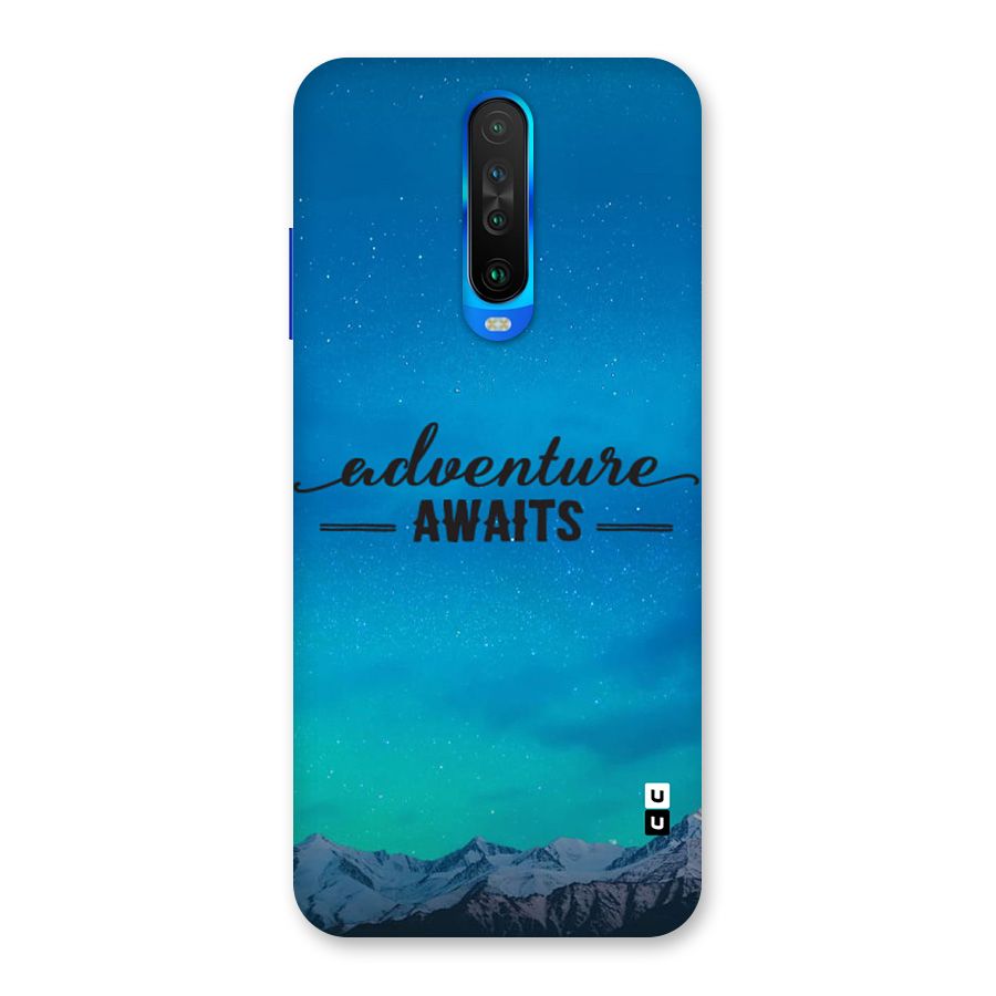Adventure Awaits Back Case for Poco X2