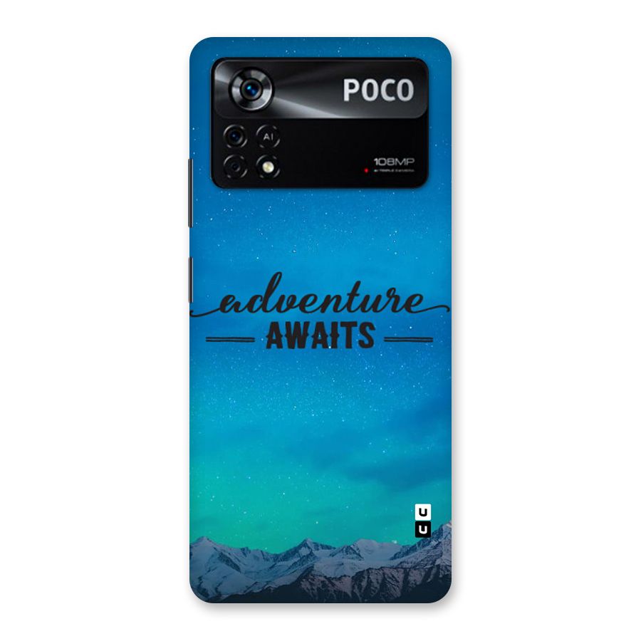 Adventure Awaits Back Case for Poco X4 Pro 5G