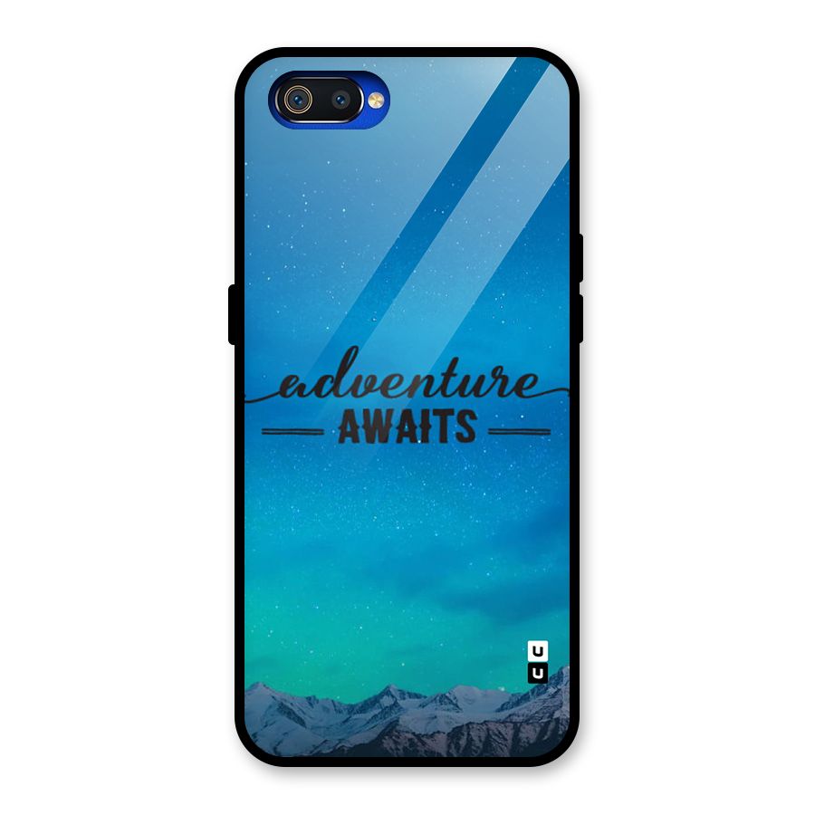 Adventure Awaits Glass Back Case for Realme C2