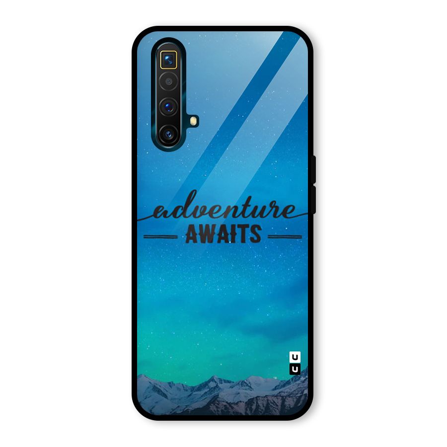 Adventure Awaits Glass Back Case for Realme X3