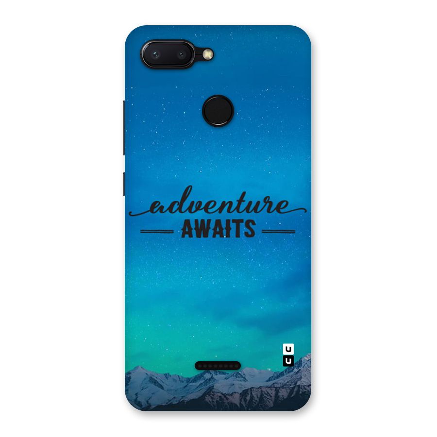 Adventure Awaits Back Case for Redmi 6