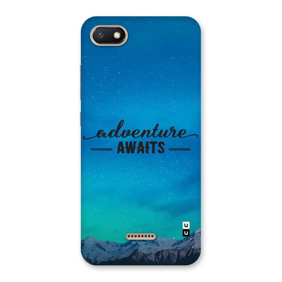 Adventure Awaits Back Case for Redmi 6A