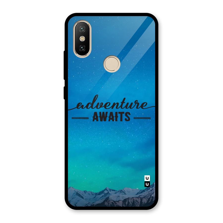 Adventure Awaits Glass Back Case for Redmi A2