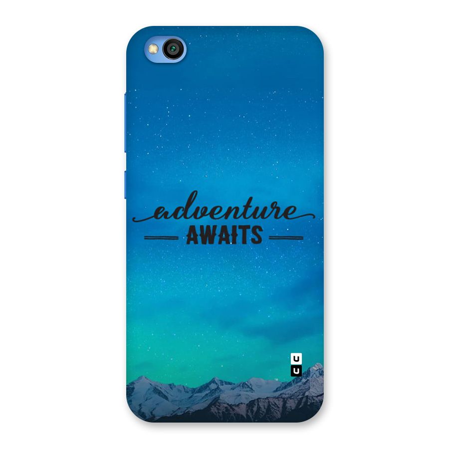 Adventure Awaits Back Case for Redmi Go
