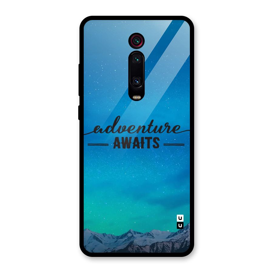 Adventure Awaits Glass Back Case for Redmi K20