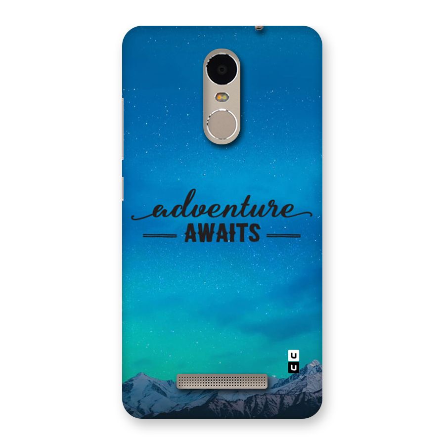 Adventure Awaits Back Case for Redmi Note 3