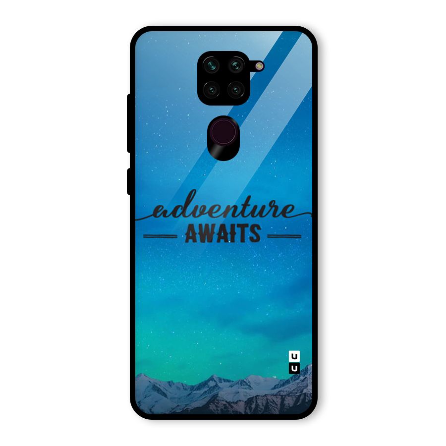 Adventure Awaits Glass Back Case for Redmi Note 9