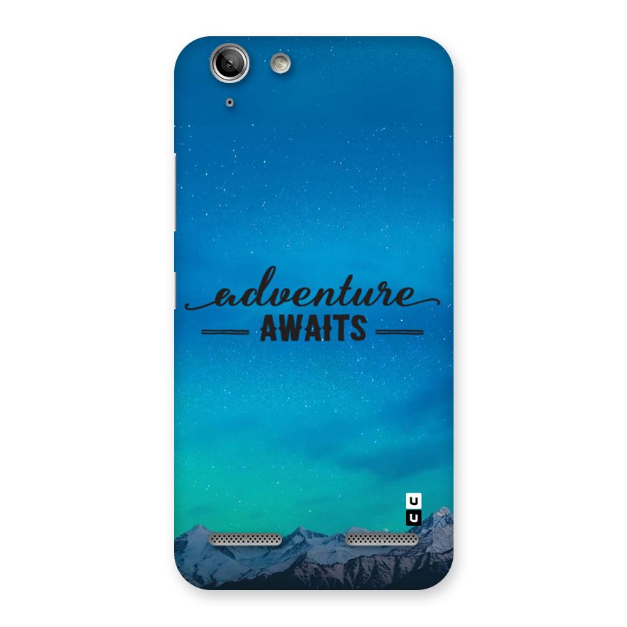Adventure Awaits Back Case for Vibe K5 Plus