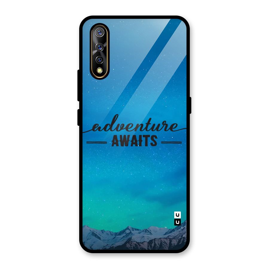 Adventure Awaits Glass Back Case for Vivo S1