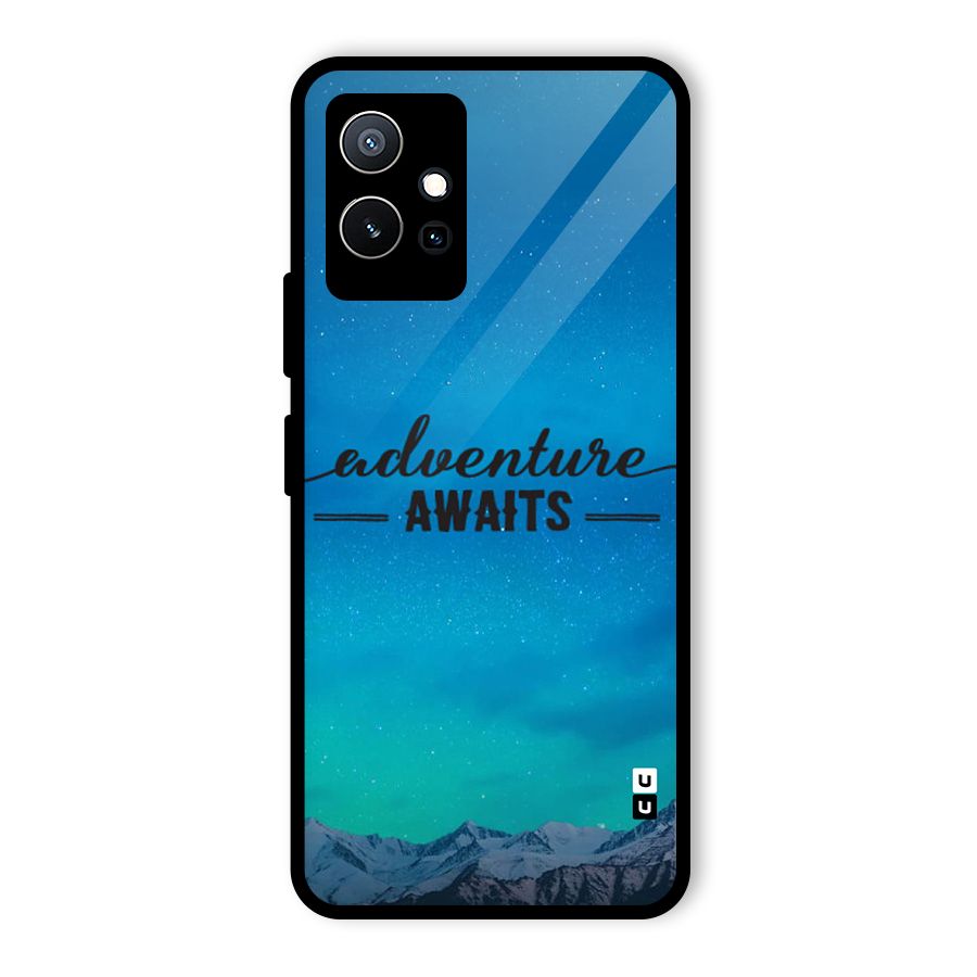 Adventure Awaits Glass Back Case for Vivo T1 5G