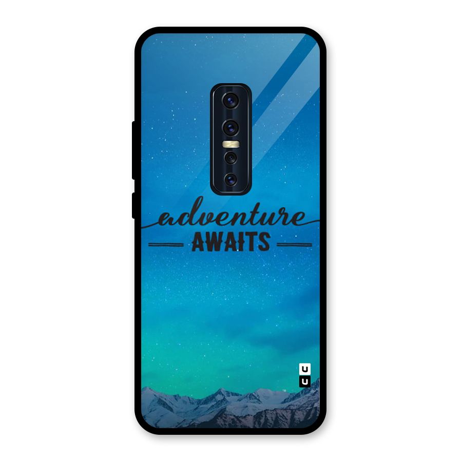 Adventure Awaits Glass Back Case for Vivo V17 Pro