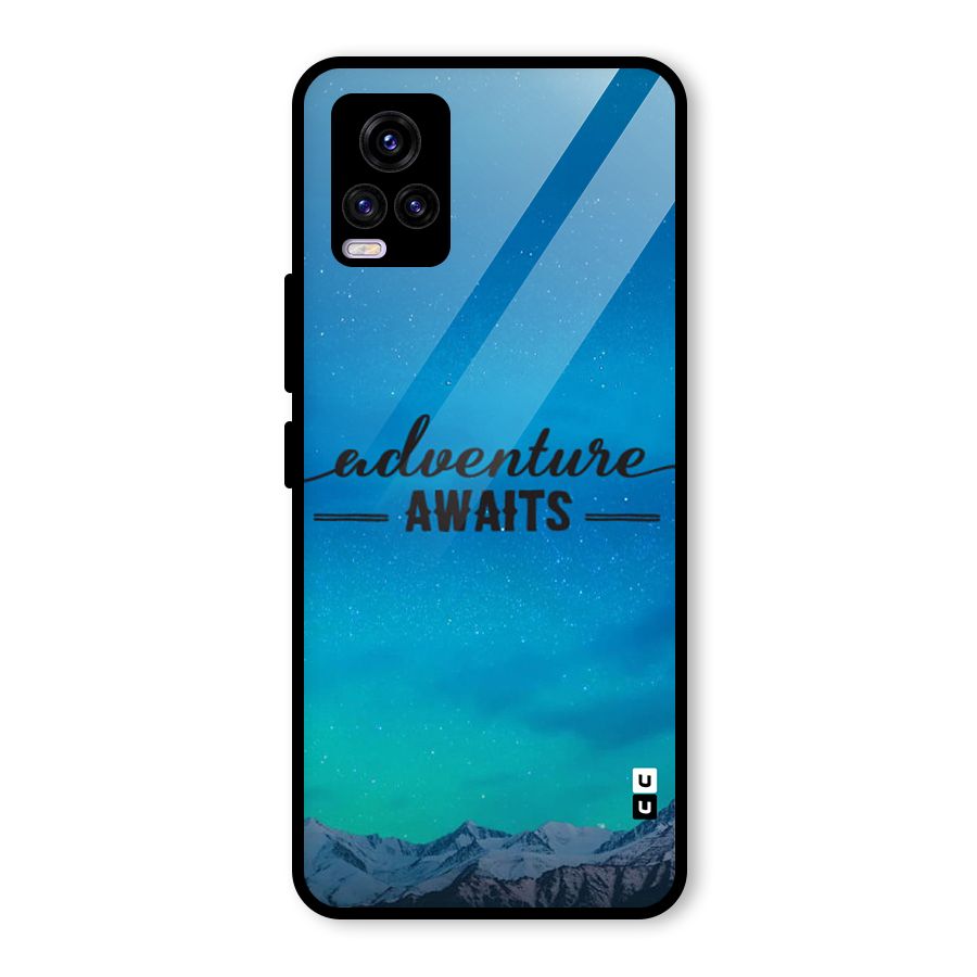 Adventure Awaits Glass Back Case for Vivo V20