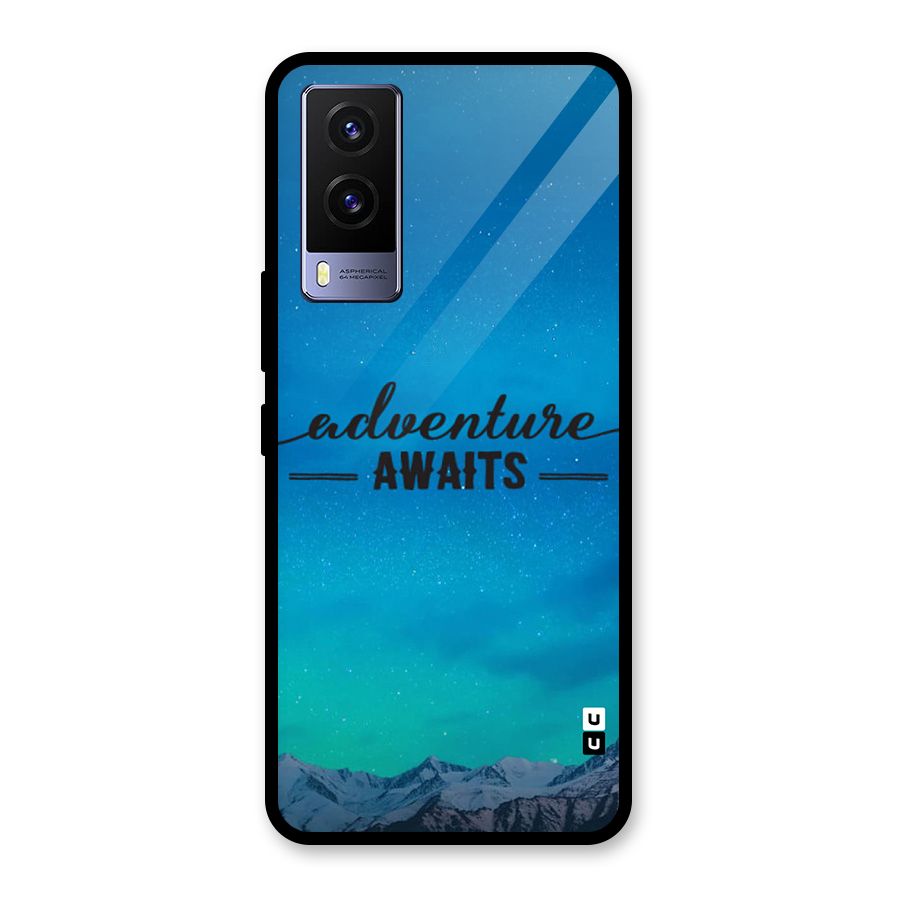 Adventure Awaits Glass Back Case for Vivo V21e 5G