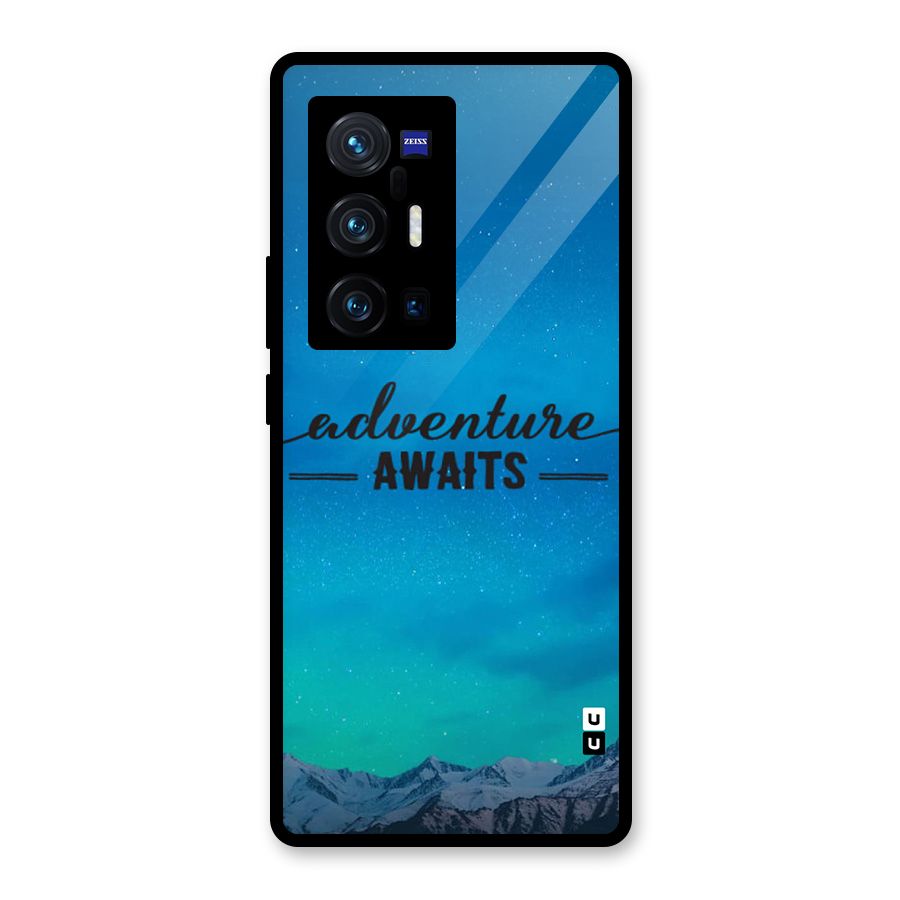 Adventure Awaits Glass Back Case for Vivo X70 Pro Plus