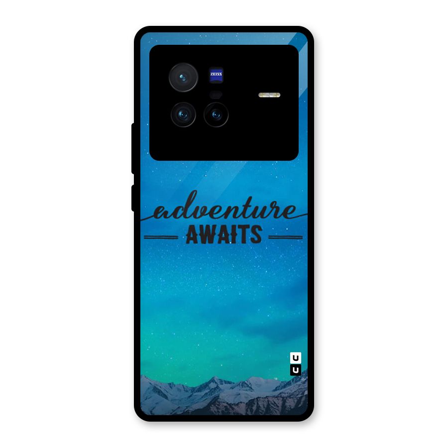 Adventure Awaits Glass Back Case for Vivo X80