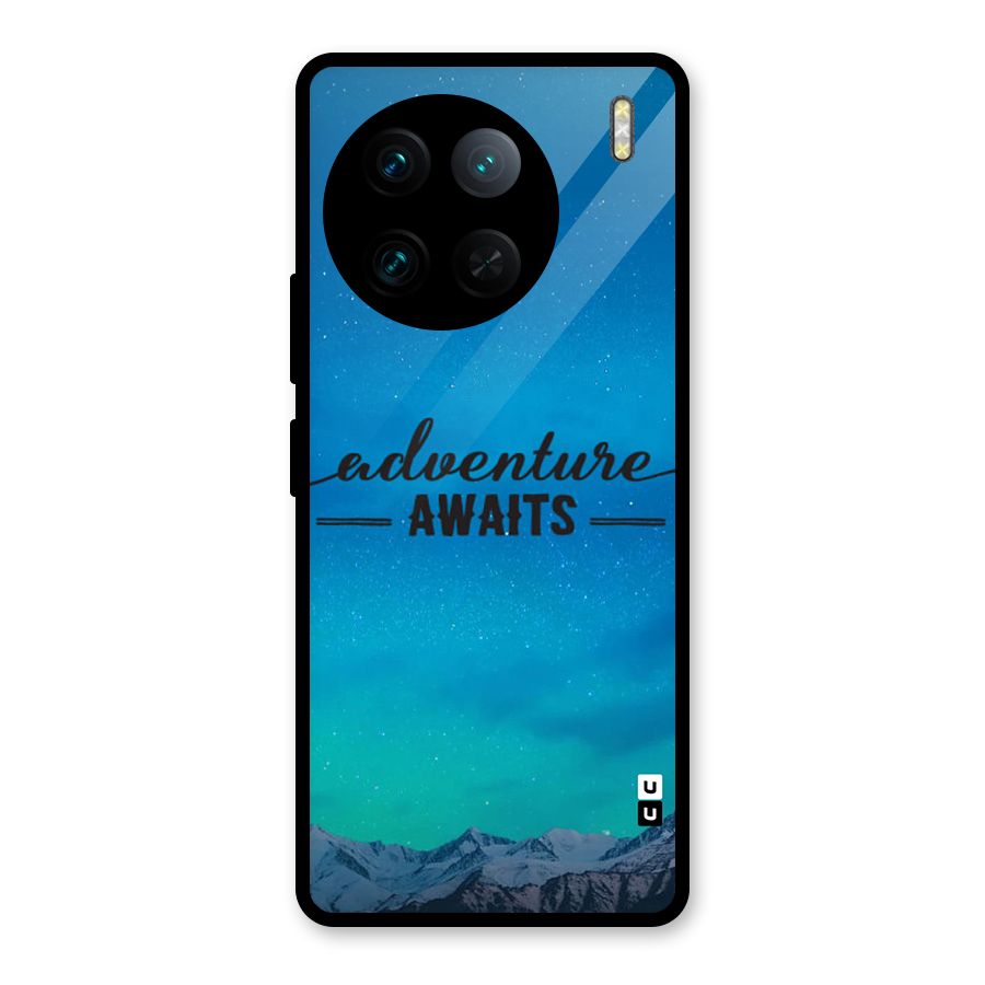 Adventure Awaits Glass Back Case for Vivo X90 Pro