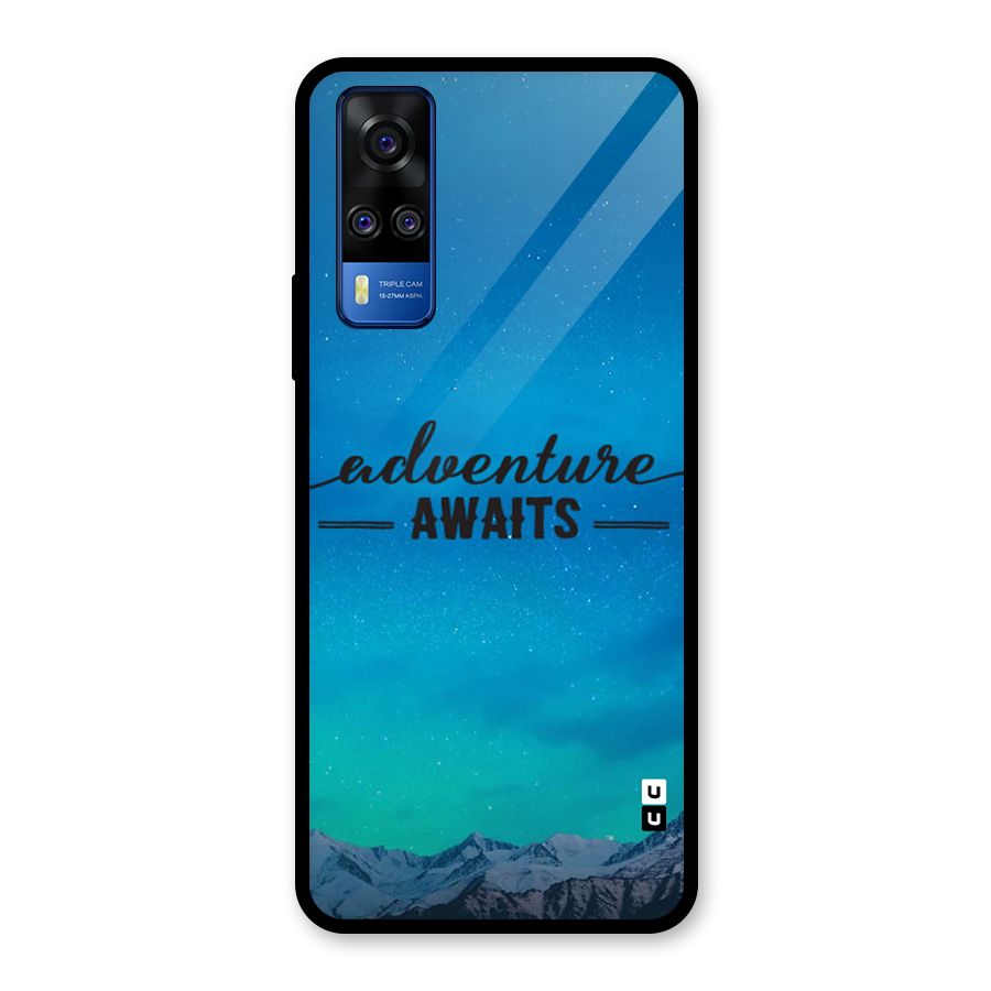 Adventure Awaits Glass Back Case for Vivo Y31