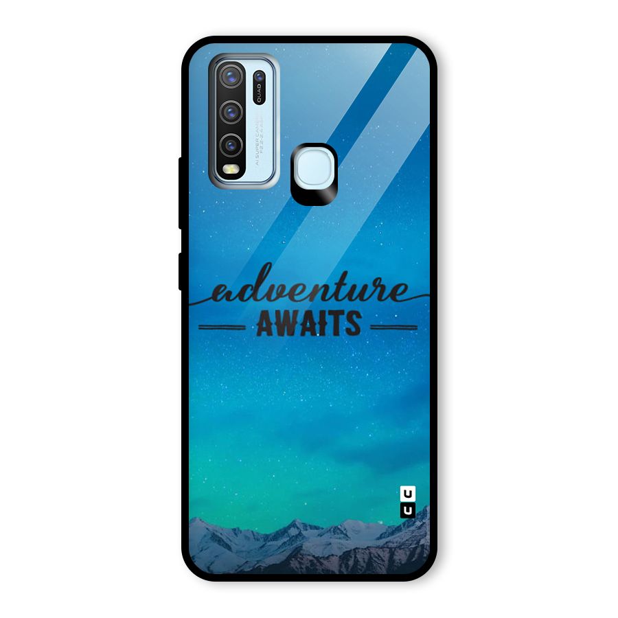 Adventure Awaits Glass Back Case for Vivo Y50